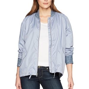 NWT Prana Center Bomber Style Jacket in Fairhope Blue | Women’s Size Medium